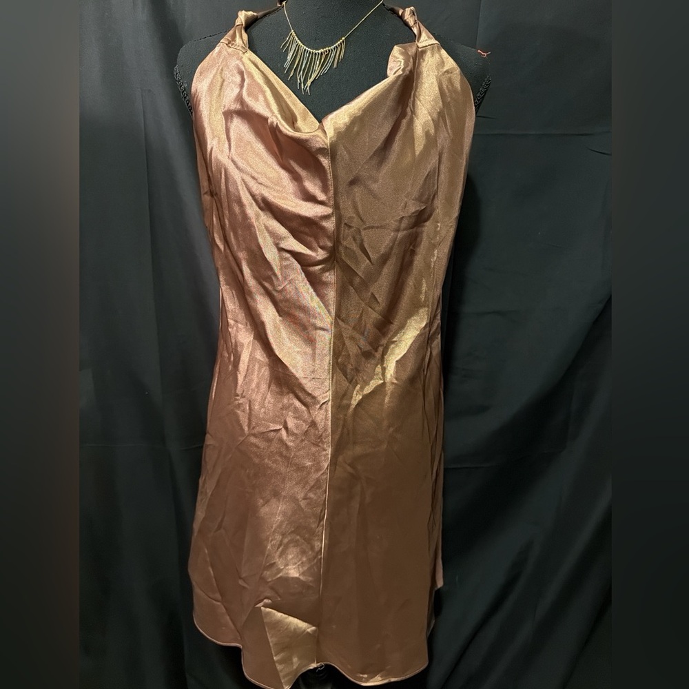 Yamamay Chic Copper Mini Dress